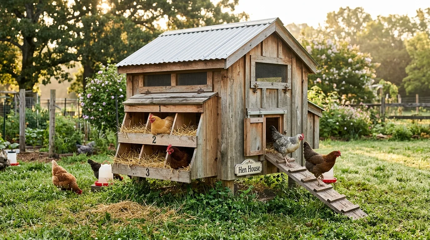 Compact Coop With Entry Ramp